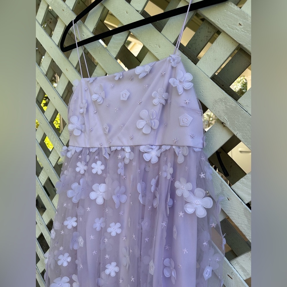 ❤️Aurora Floral Mesh Baby Doll Dress - Picture 5 of 6
